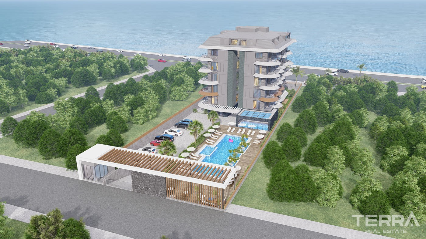 Luxury Beachfront Apartments for Sale in Kestel, Alanya, Turkey - 102544