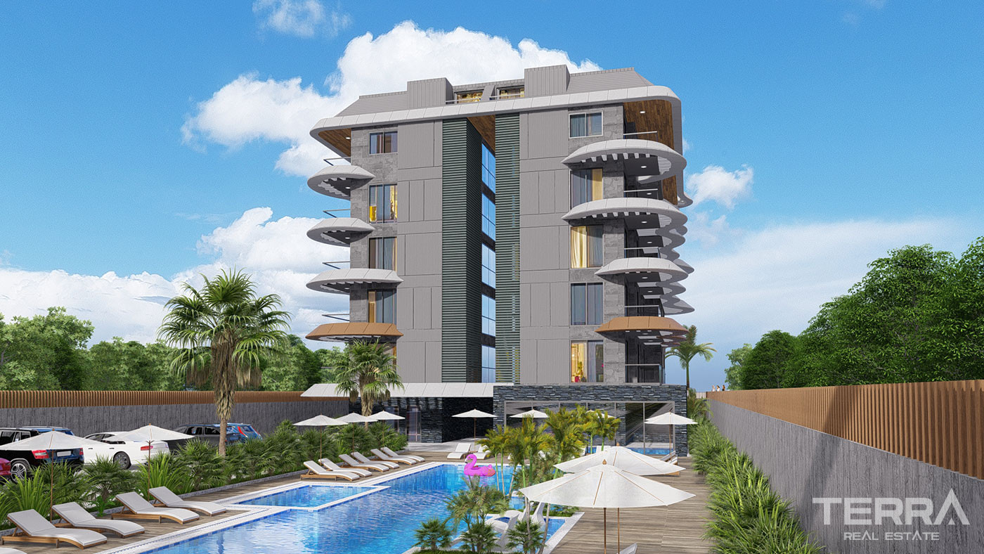 Luxury Beachfront Apartments for Sale in Kestel, Alanya, Turkey - 102546