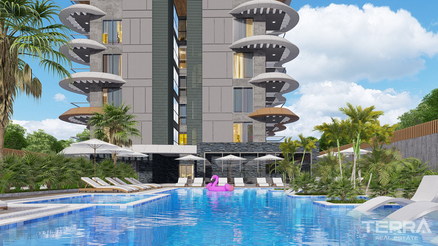 Luxury Beachfront Apartments for Sale in Kestel, Alanya, Turkey - 102548