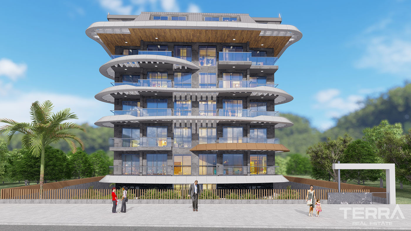 Luxury Beachfront Apartments for Sale in Kestel, Alanya, Turkey - 102549