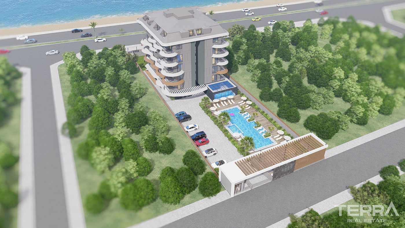 Luxury Beachfront Apartments for Sale in Kestel, Alanya, Turkey - 102550