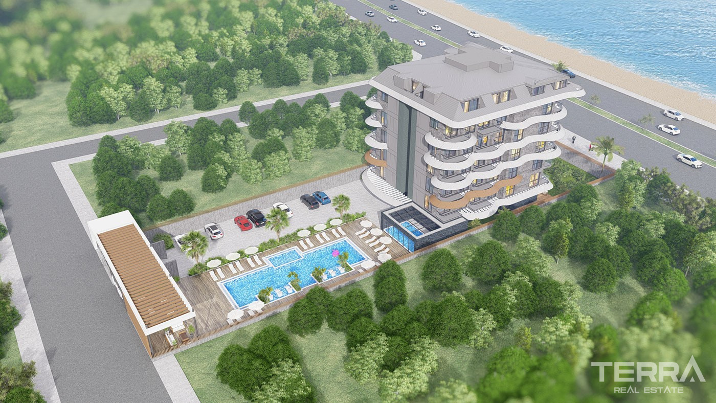 Luxury Beachfront Apartments for Sale in Kestel, Alanya, Turkey - 102551