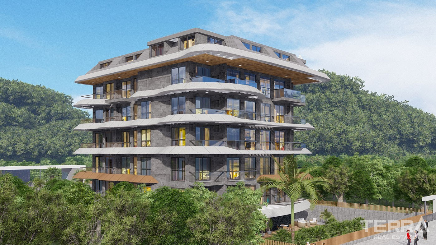 Luxury Beachfront Apartments for Sale in Kestel, Alanya, Turkey - 102552