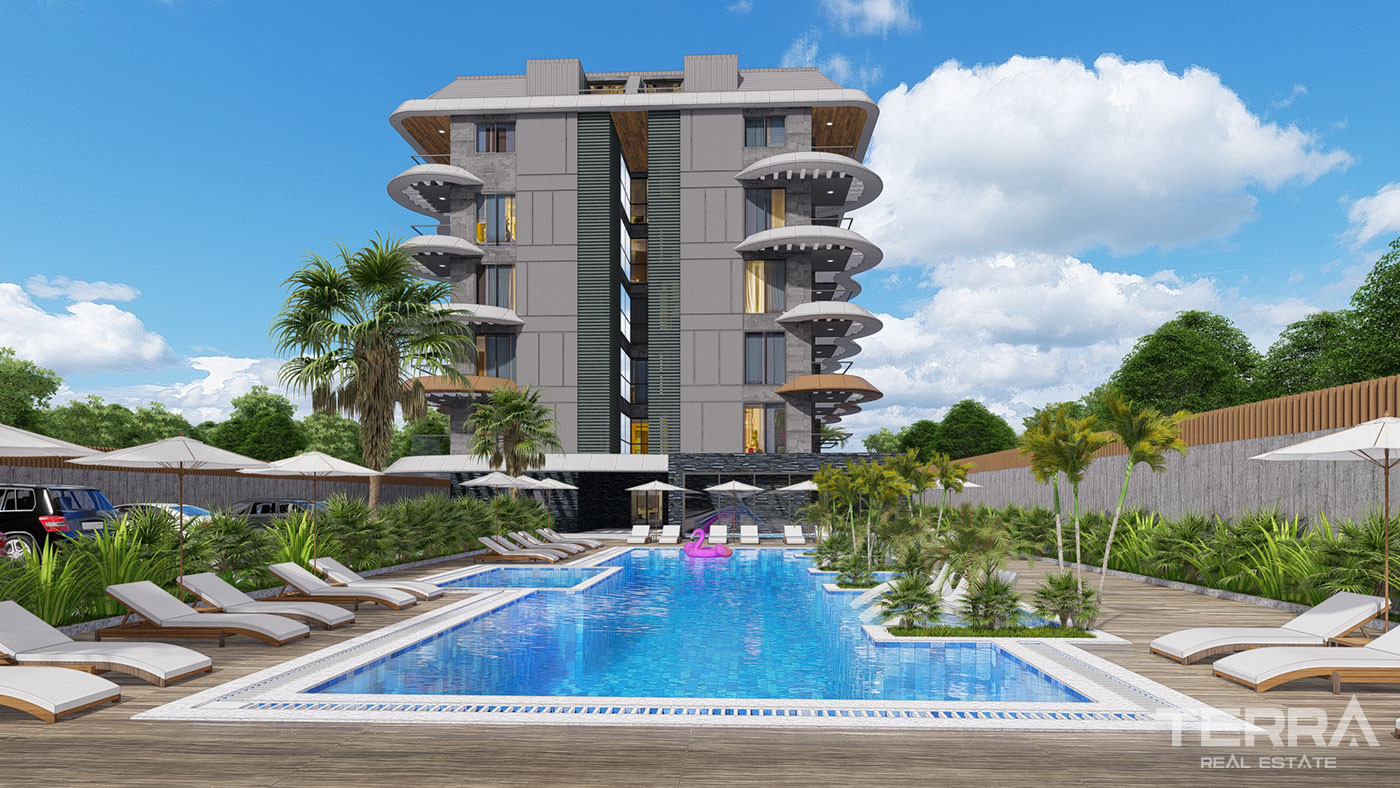 Luxury Beachfront Apartments for Sale in Kestel, Alanya, Turkey - 102556