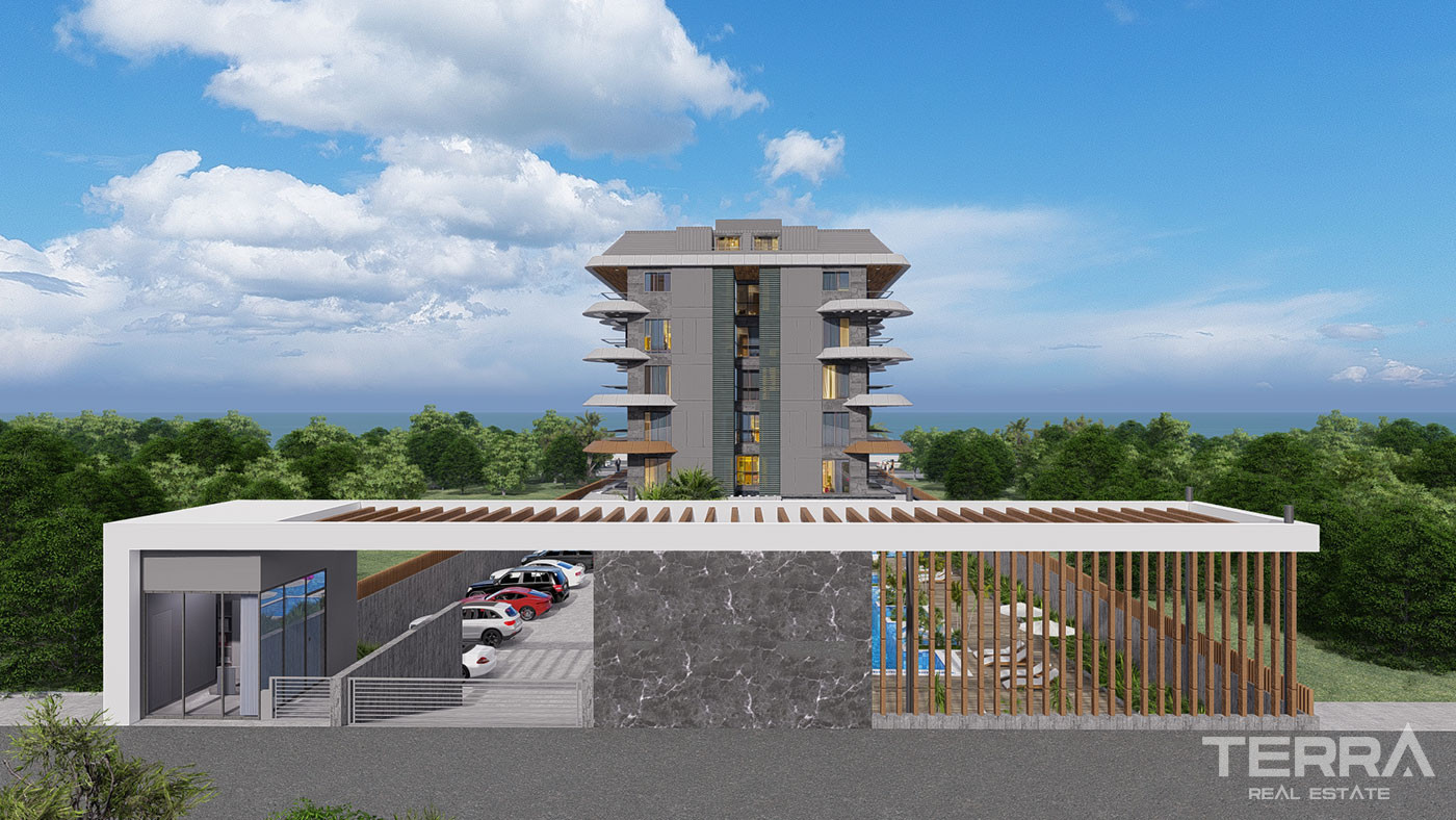 Luxury Beachfront Apartments for Sale in Kestel, Alanya, Turkey - 102558