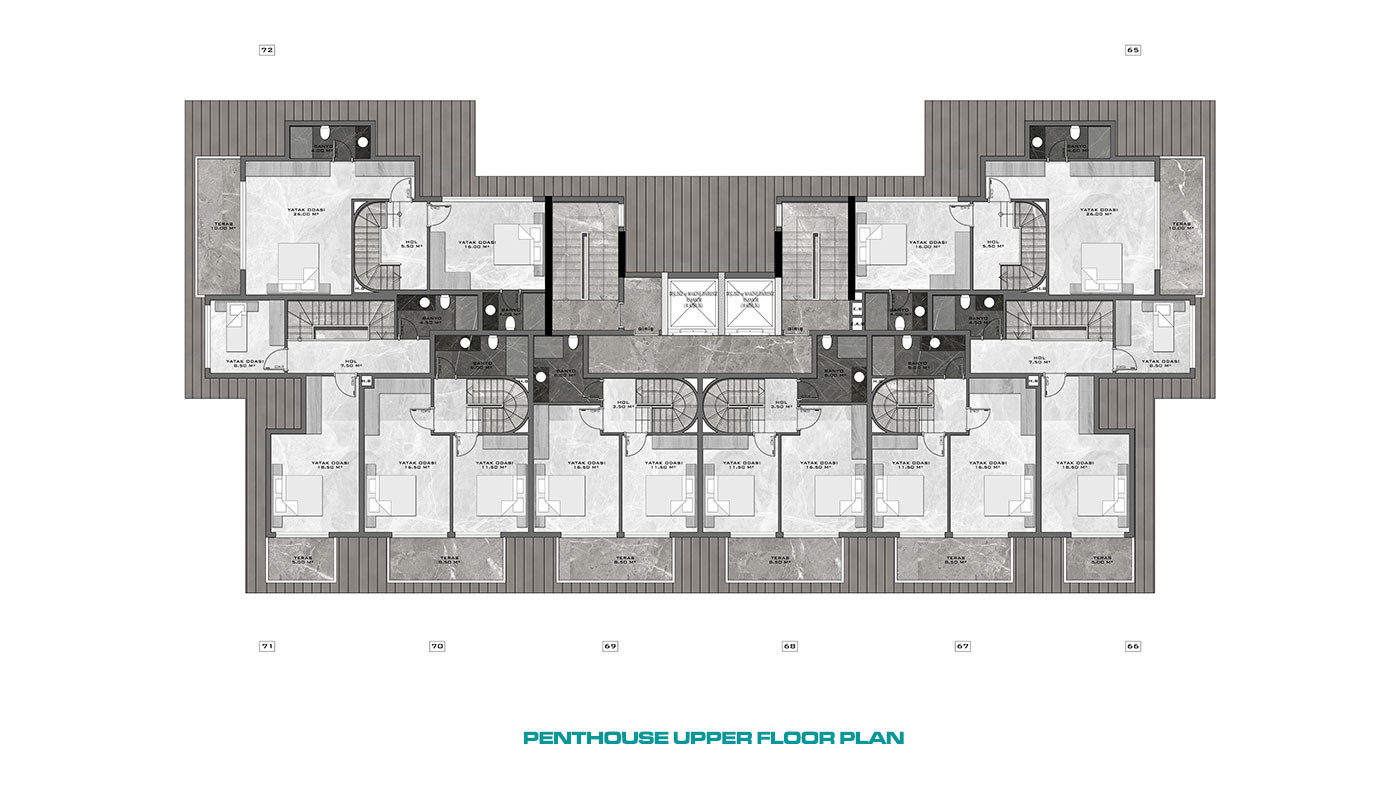 Stylowe i funkcjonalne apartamenty w Demirtaş, Alanya - 102648