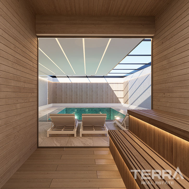 Elegant Apartments in a Luxury Complex with Swim-Up Pool in Altıntaş - 102817