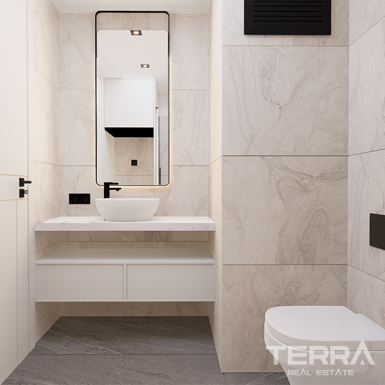 Elegant Apartments in a Luxury Complex with Swim-Up Pool in Altıntaş - 102830