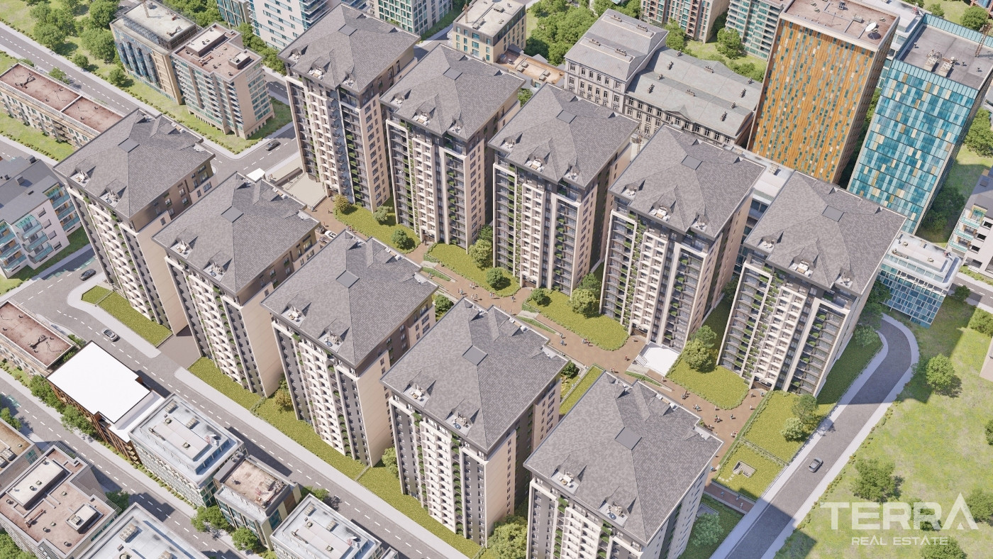 Bağcılar’da 10 Bloklu Konut Projesinde Modern Daireler - 102849