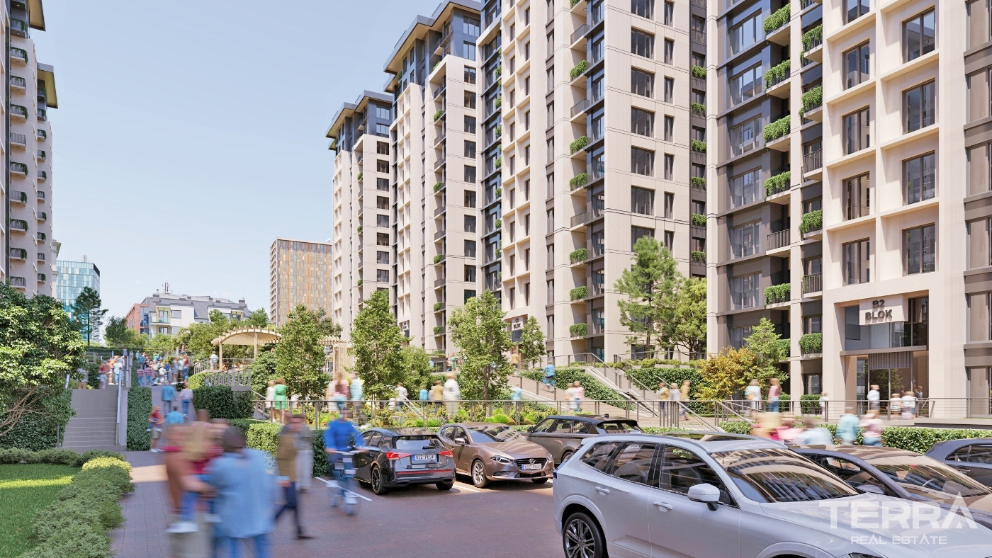 Bağcılar’da 10 Bloklu Konut Projesinde Modern Daireler - 102851