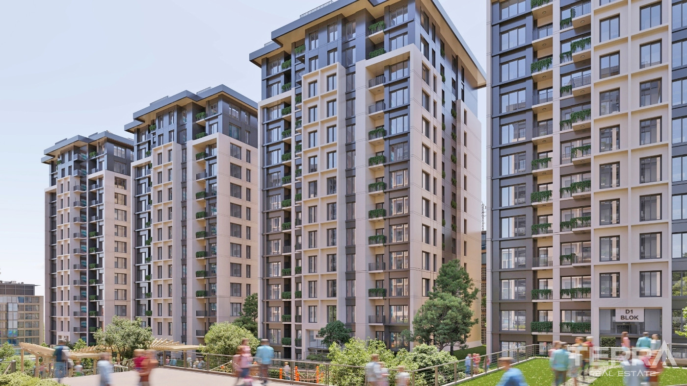 Bağcılar’da 10 Bloklu Konut Projesinde Modern Daireler - 102853
