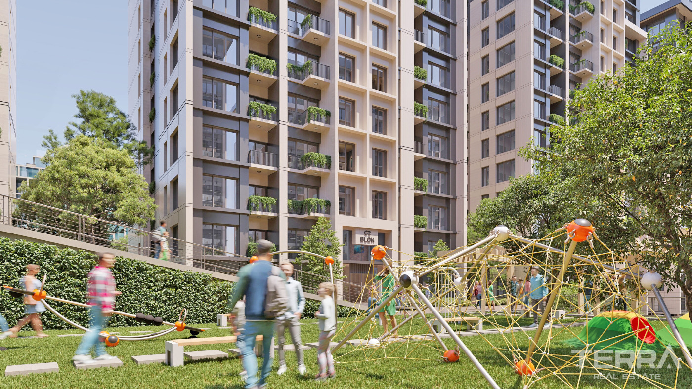Bağcılar’da 10 Bloklu Konut Projesinde Modern Daireler - 102856