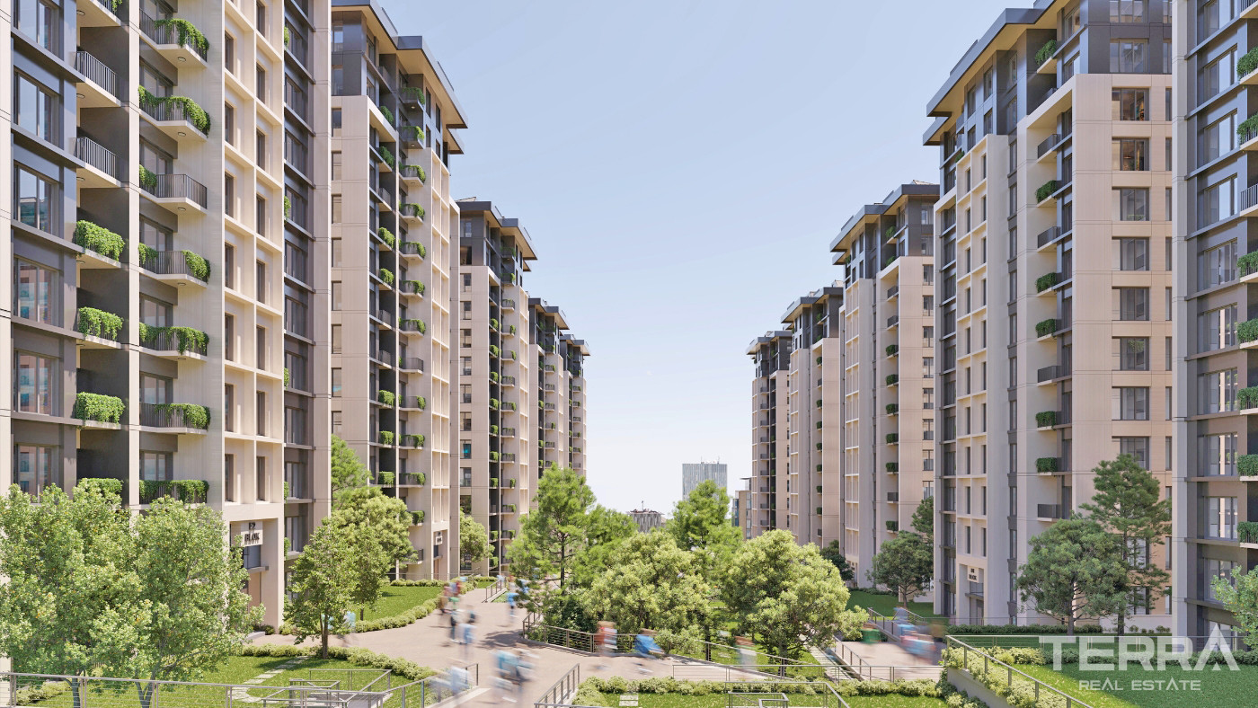 Bağcılar’da 10 Bloklu Konut Projesinde Modern Daireler - 102857