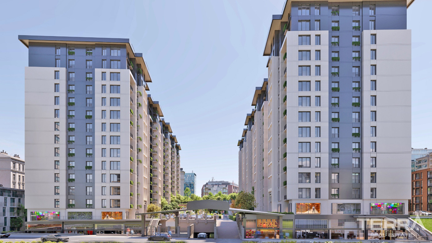 Bağcılar’da 10 Bloklu Konut Projesinde Modern Daireler - 102861