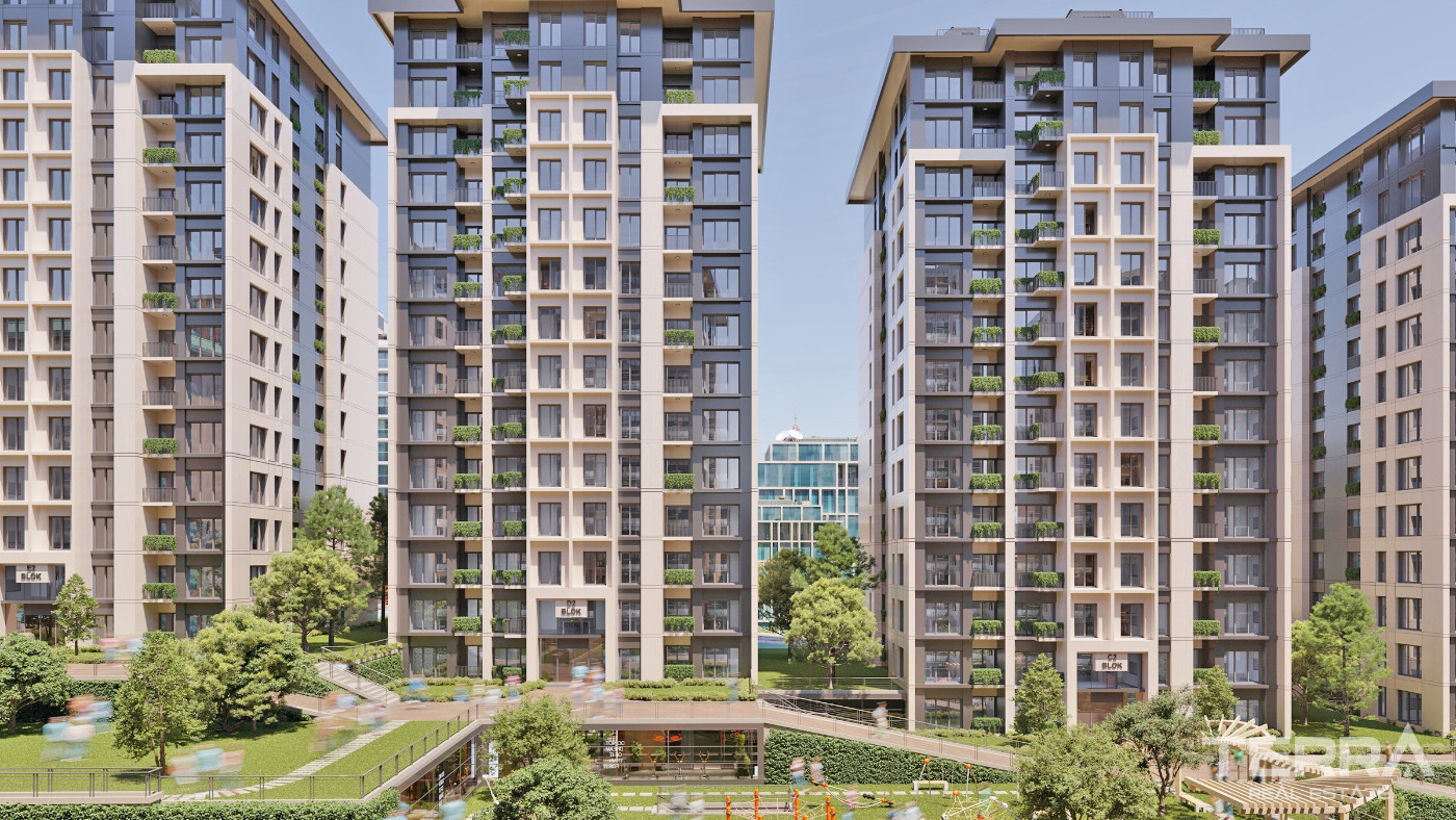 Bağcılar’da 10 Bloklu Konut Projesinde Modern Daireler - 102862