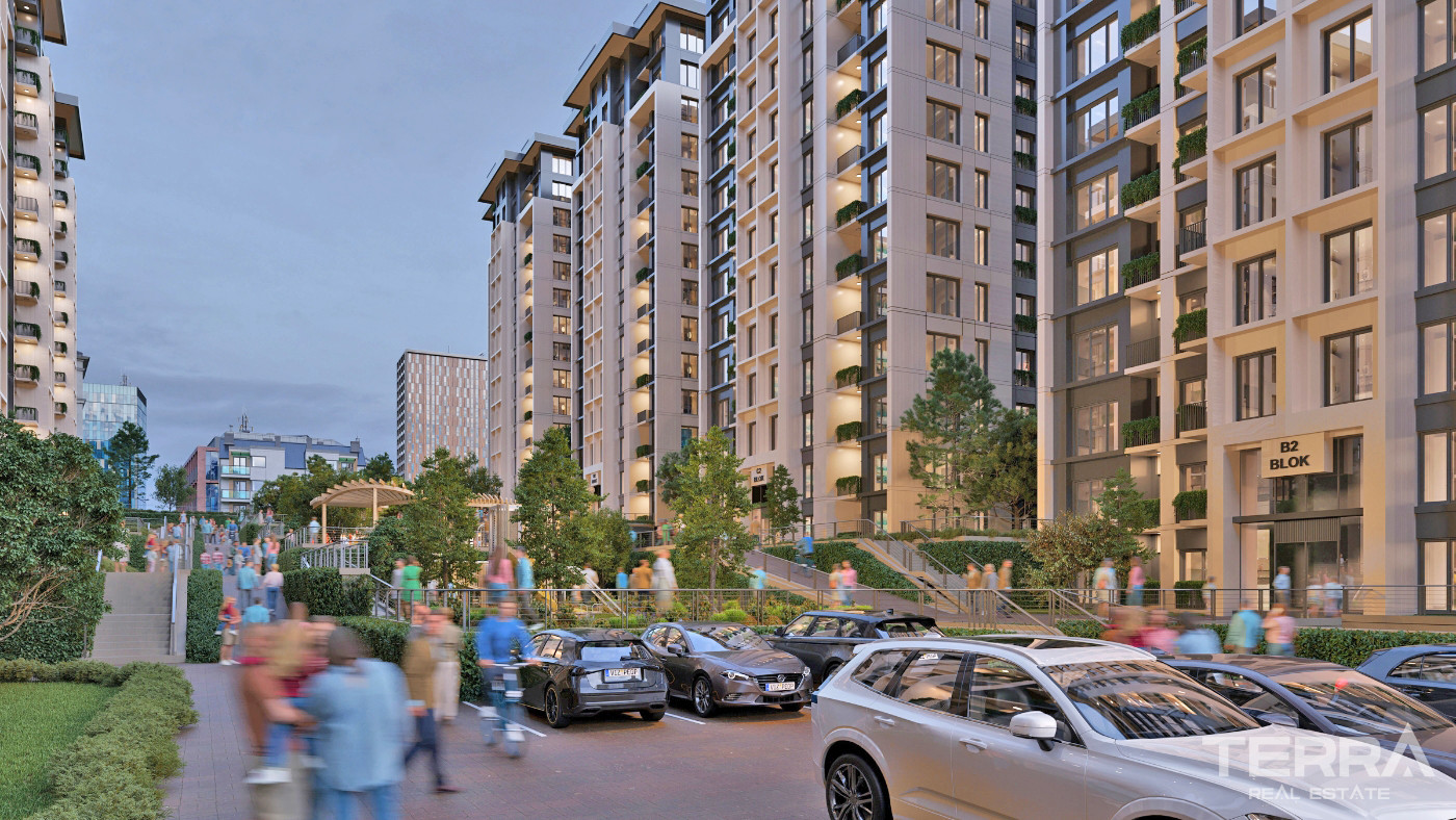 Bağcılar’da 10 Bloklu Konut Projesinde Modern Daireler - 102863