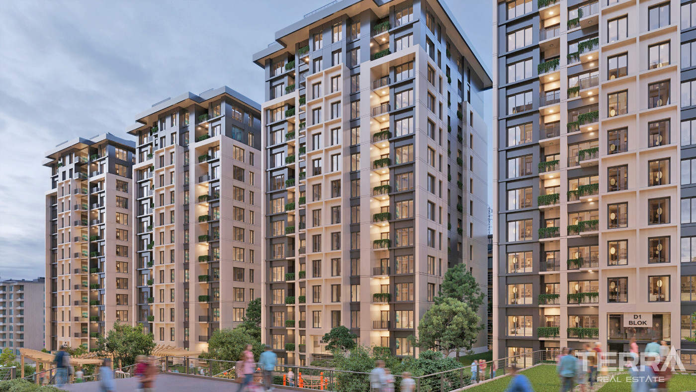 Bağcılar’da 10 Bloklu Konut Projesinde Modern Daireler - 102864