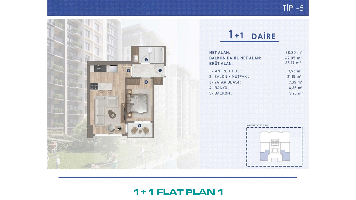 Bağcılar’da 10 Bloklu Konut Projesinde Modern Daireler - 102880