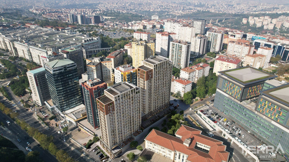 Neue Apartments in Şişli vereinen Prestige mit zentralem İstanbul-Leben
