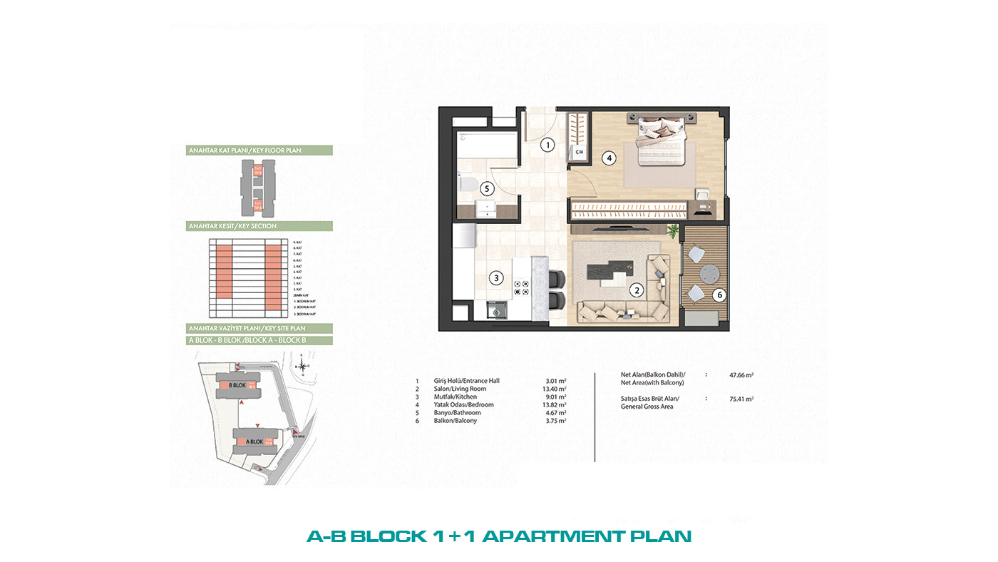 Central Apartments for Sale in Gaziosmanpaşa, Istanbul, Turkey - 103479