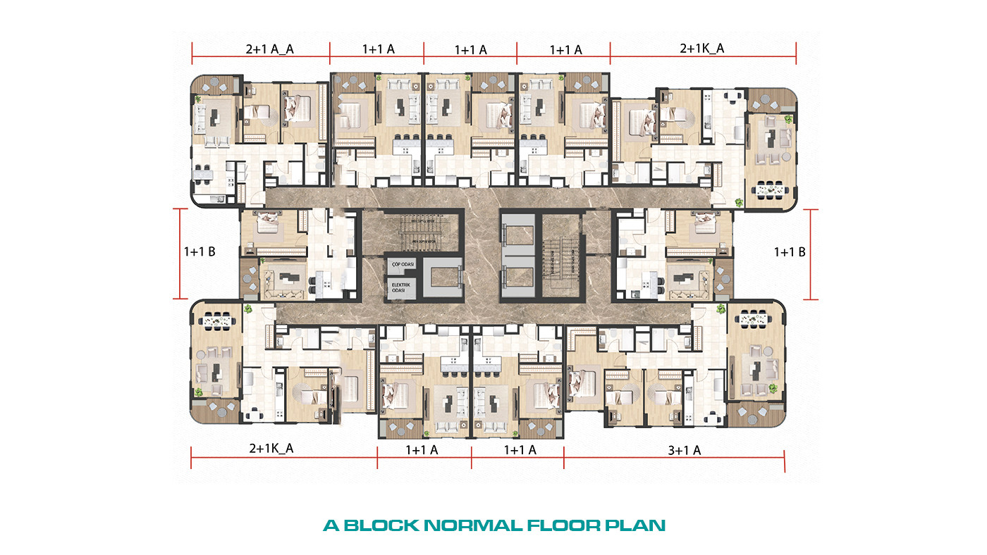 Central Apartments for Sale in Gaziosmanpaşa, Istanbul, Turkey - 103482