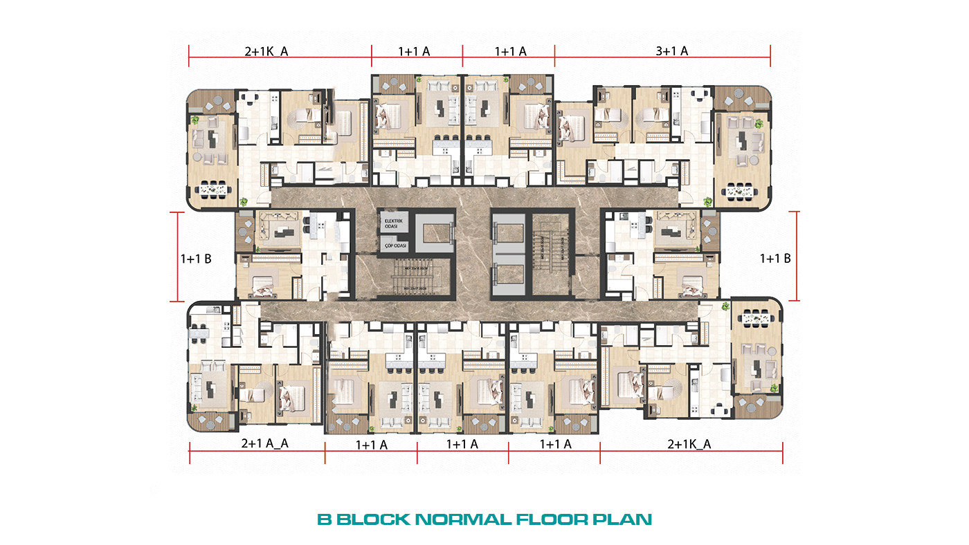 Central Apartments for Sale in Gaziosmanpaşa, Istanbul, Turkey - 103485