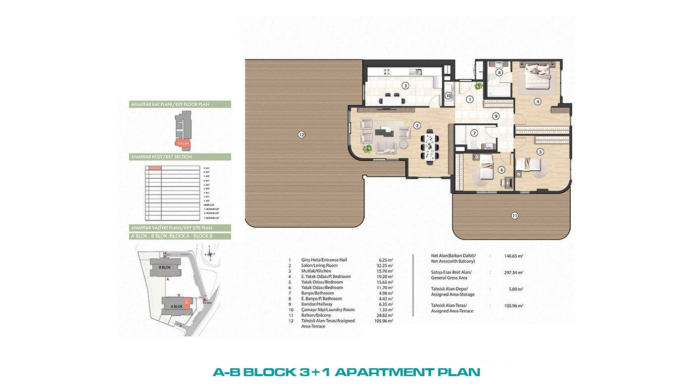 Central Apartments for Sale in Gaziosmanpaşa, Istanbul, Turkey - 103487