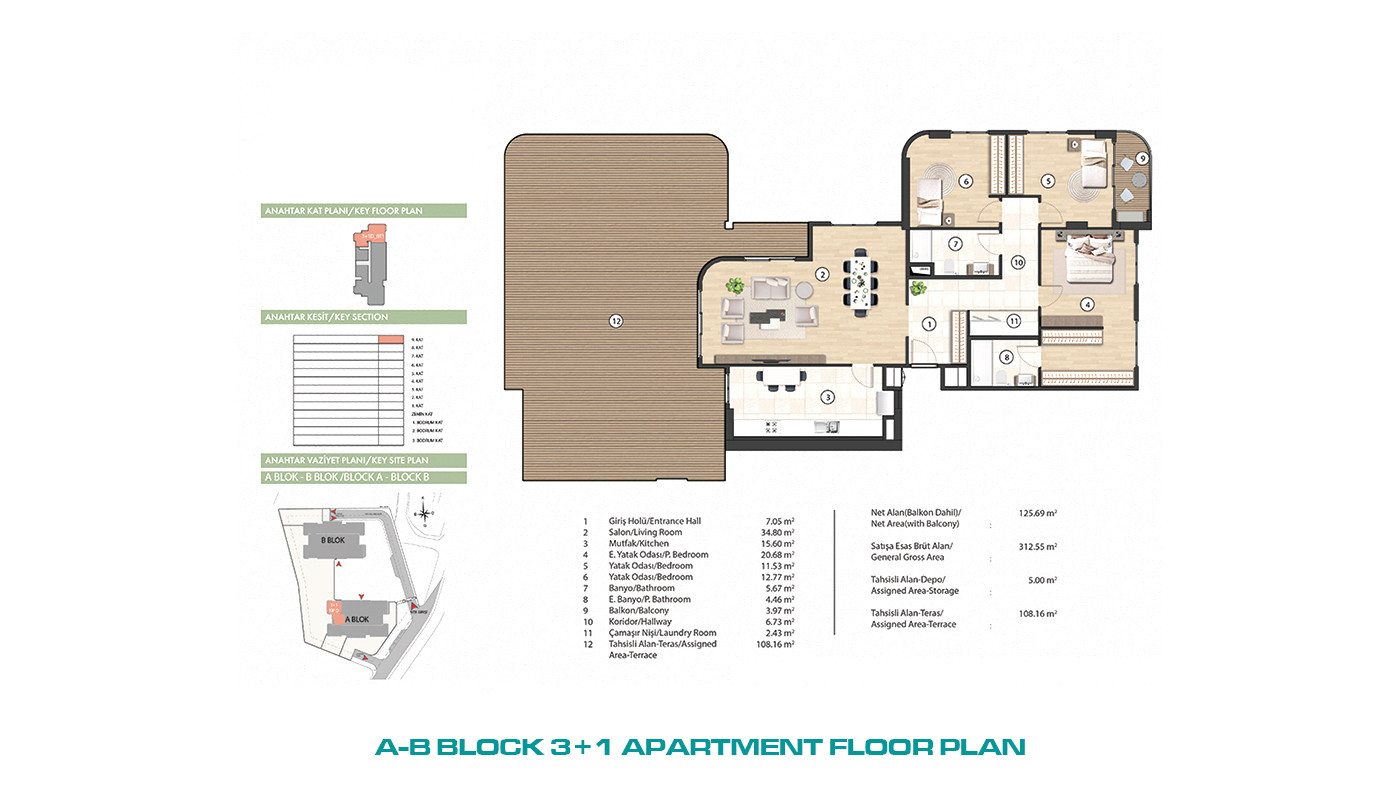 Central Apartments for Sale in Gaziosmanpaşa, Istanbul, Turkey - 103490