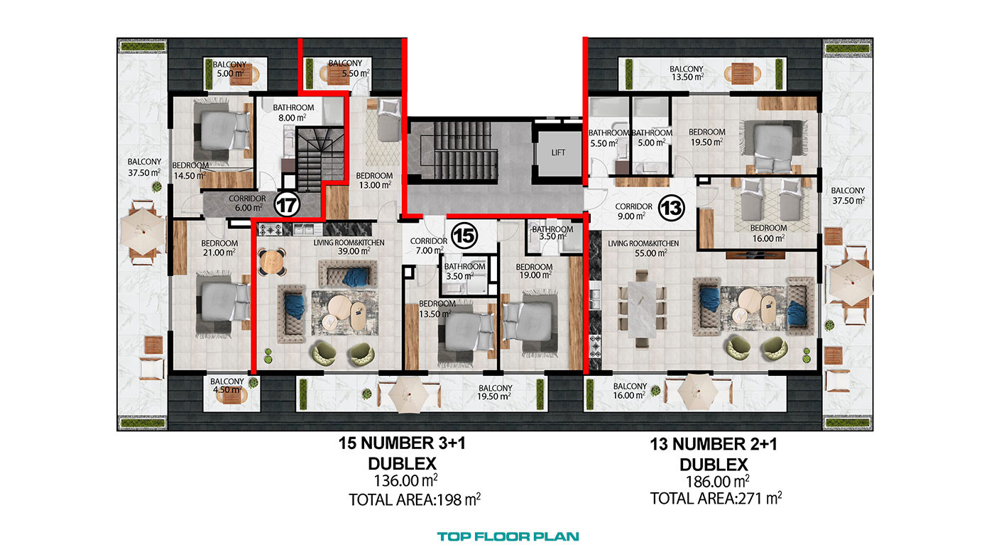 Sun, Sea, and City Within Reach with New Flats in Oba, Alanya - 103198
