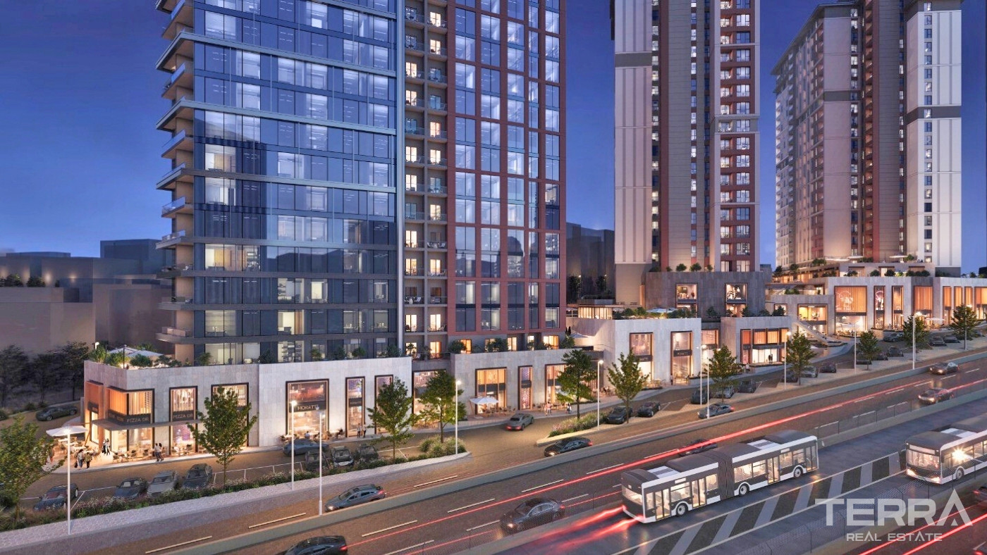 Apartments in İstanbul, Beylikdüzü, 2 Mins from E-5 & Marmara Park - 103167