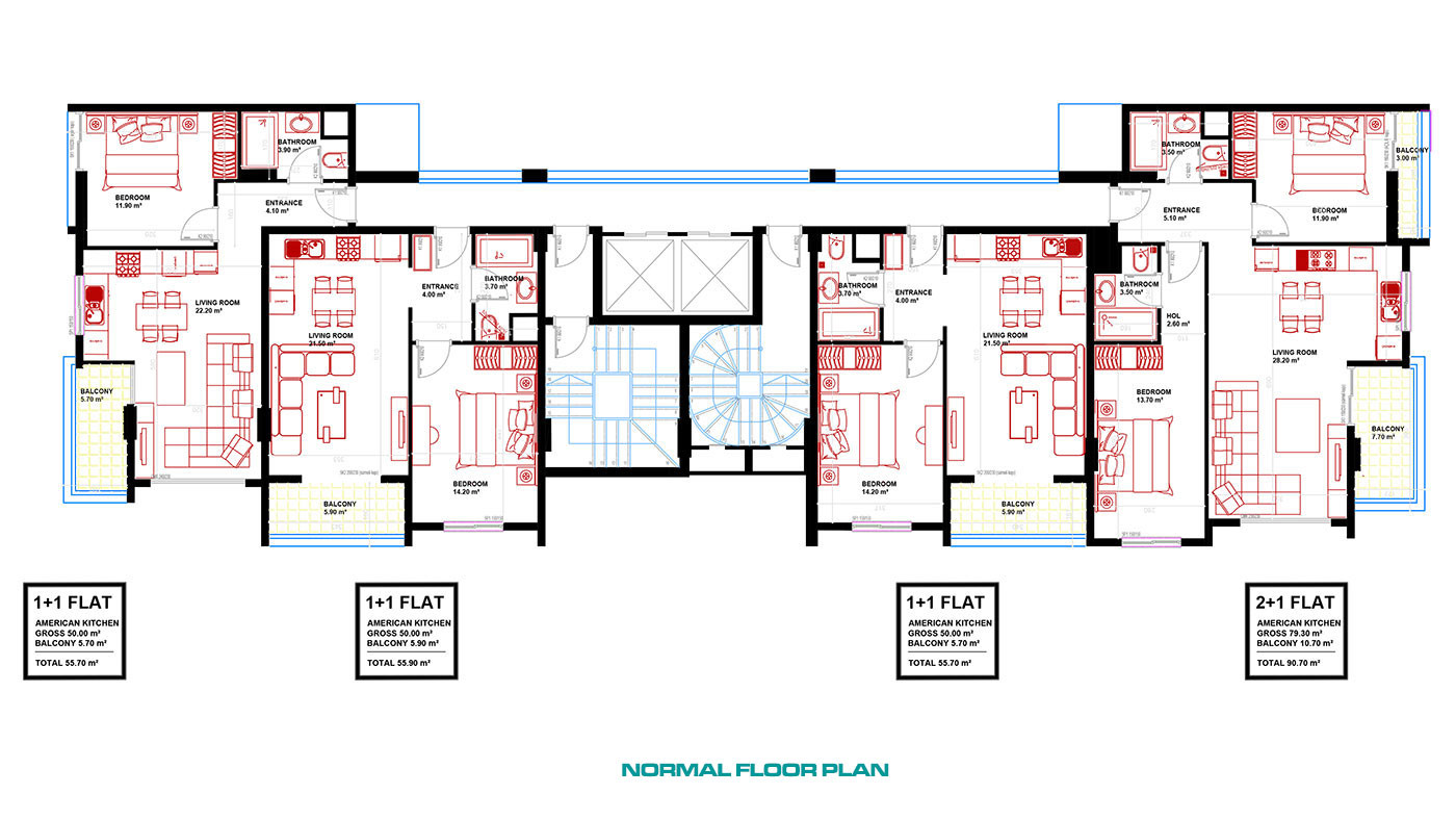 New Apartments for Sale in Mahmutlar, Alanya, Turkey - 103238