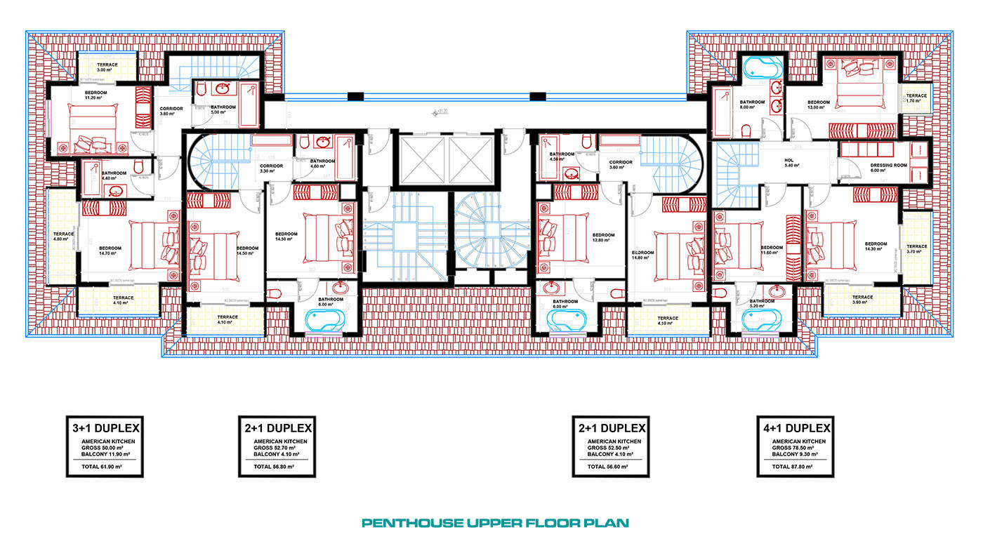 New Apartments for Sale in Mahmutlar, Alanya, Turkey - 103241