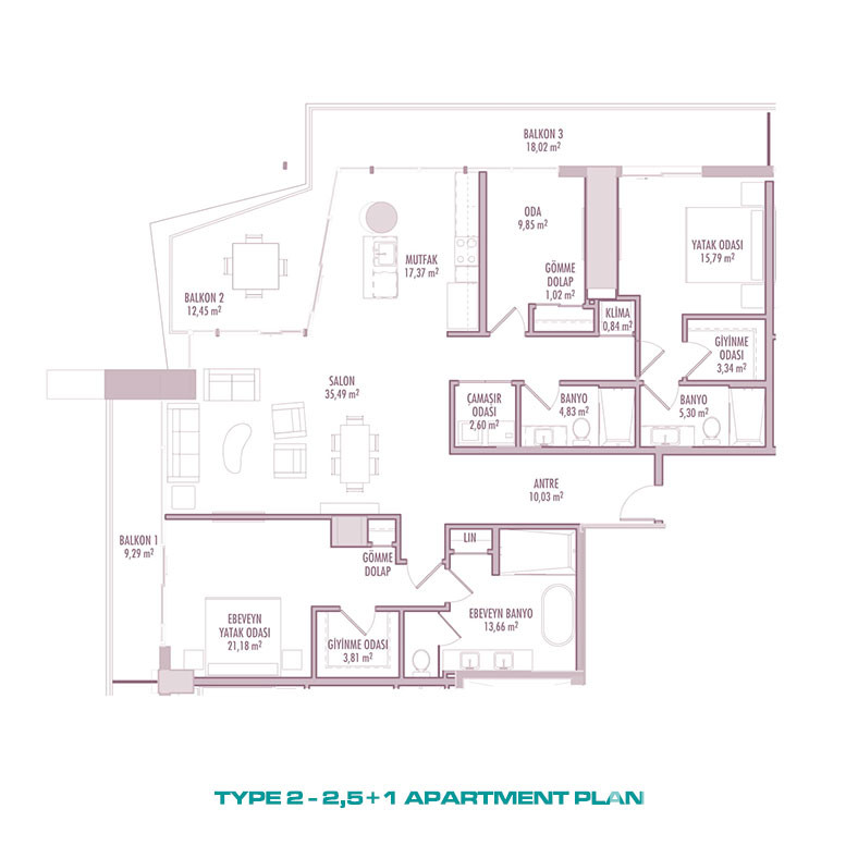 Okan Tower Miami'de Satılık Daireler | Florida, ABD - 103710