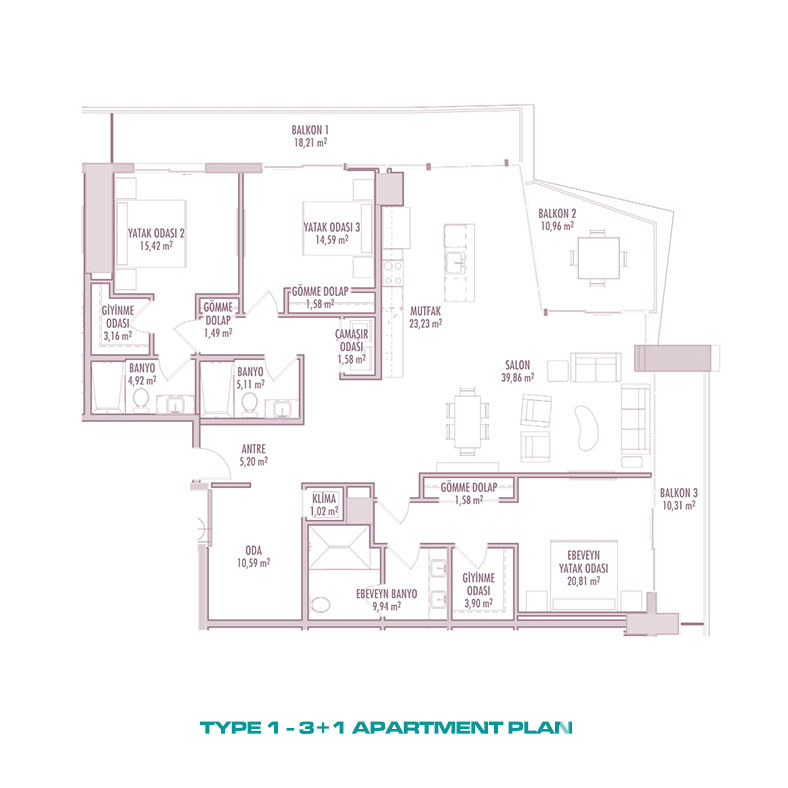 Okan Tower Miami'de Satılık Daireler | Florida, ABD - 103712