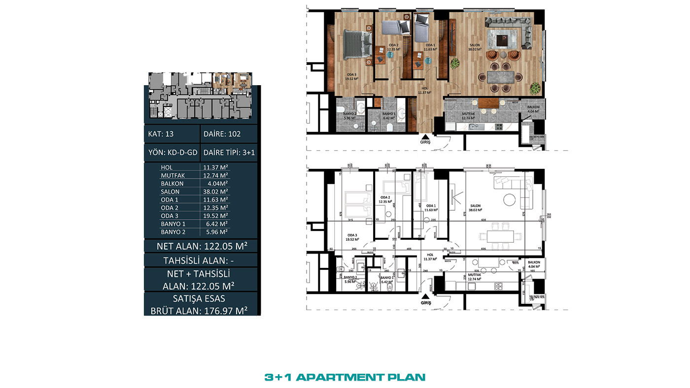 Apartments for Sale in Ataşehir, Istanbul - 103673