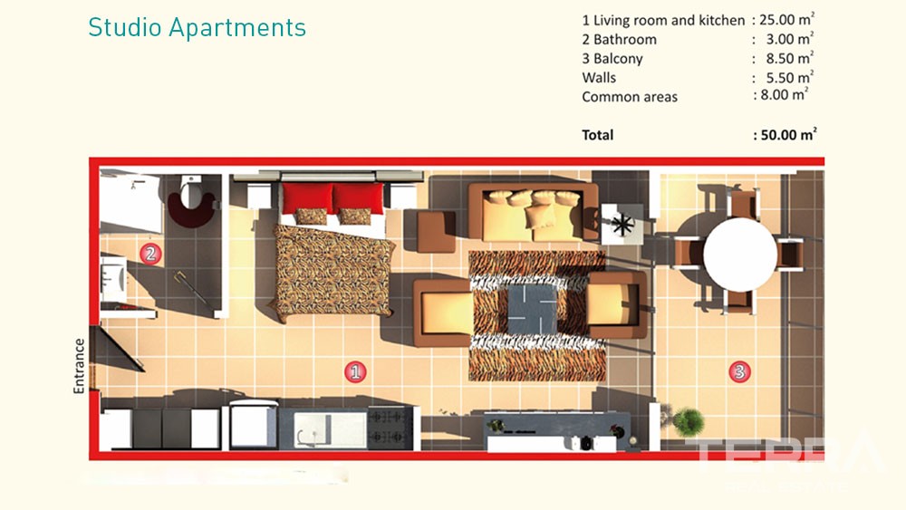 Azura Park — Apartments for Sale in Mahmutlar, Alanya, Turkey - 4870