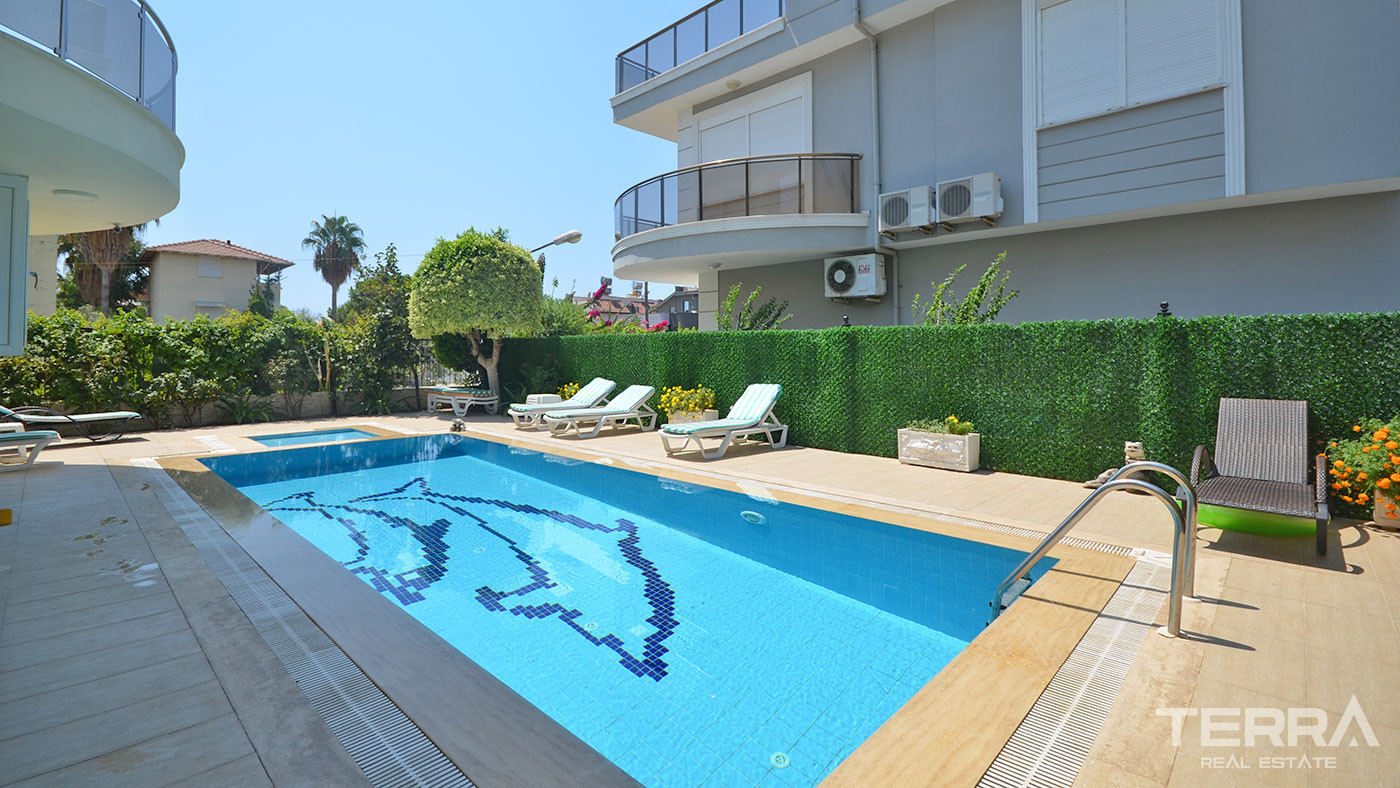 Frittliggende villa med pool til salgs i Konaklı, Alanya, Tyrkia - 104931