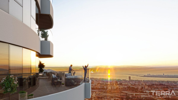 Luxury Sea View Apartments for Sale in Izmir, Konak, Turkey