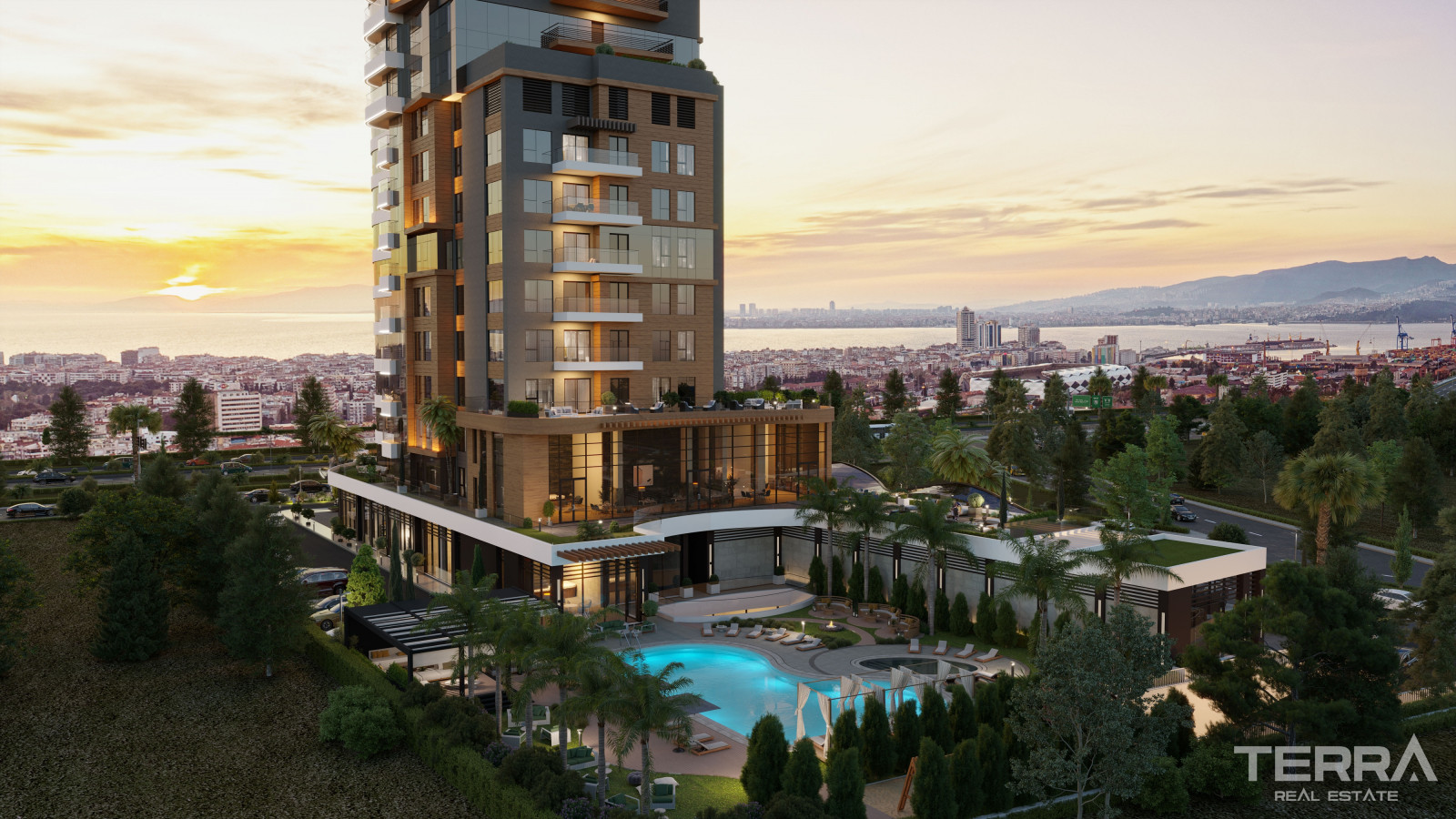 Luxury Sea View Apartments for Sale in Izmir, Konak, Turkey - 104694