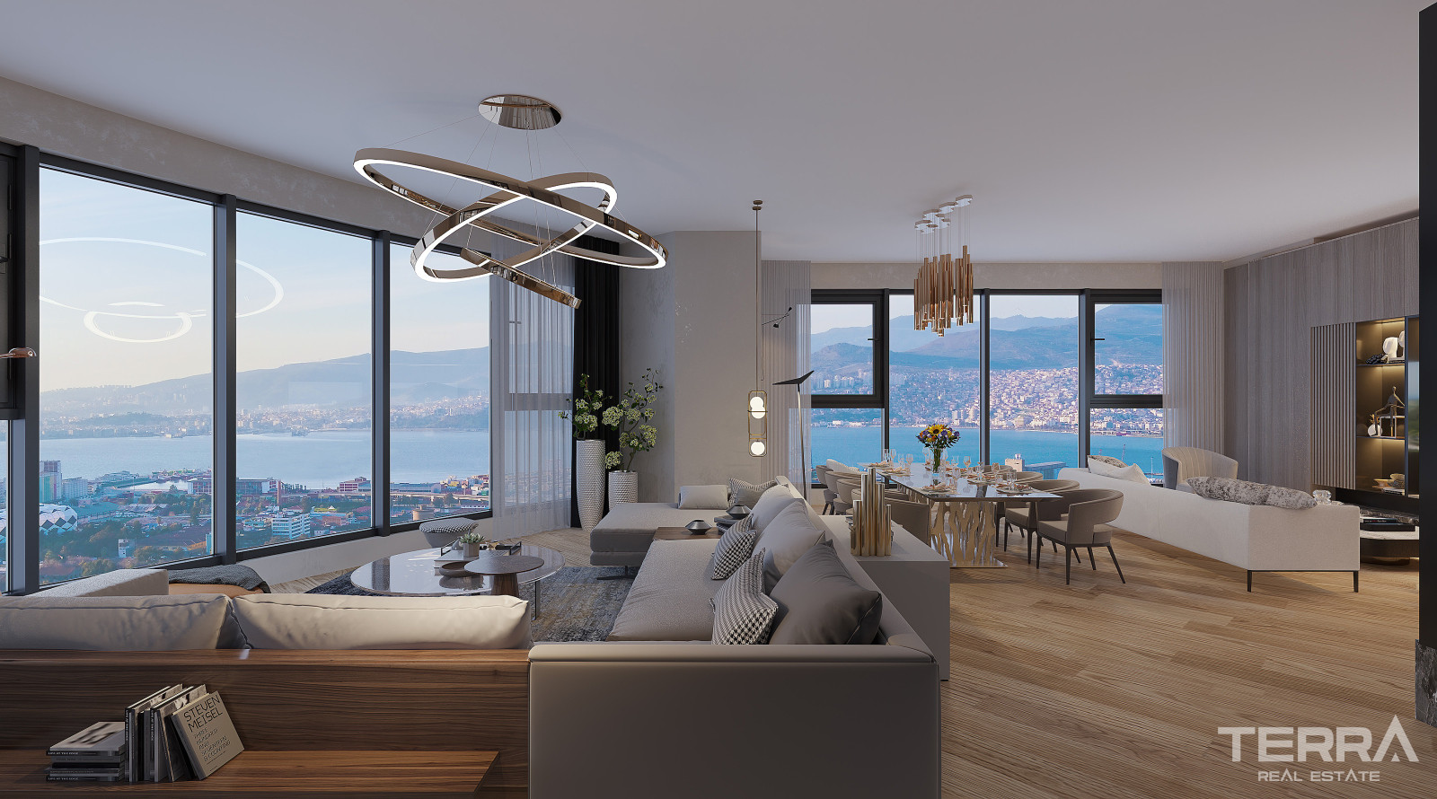 Luxury Sea View Apartments for Sale in Izmir, Konak, Turkey - 104720