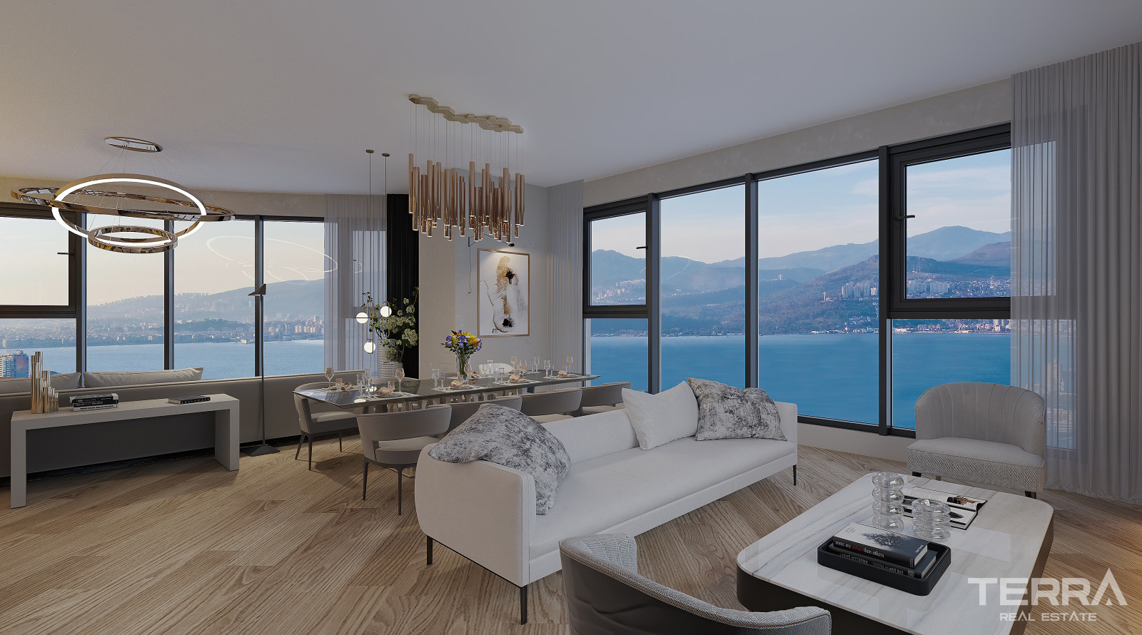 Luxury Sea View Apartments for Sale in Izmir, Konak, Turkey - 104722