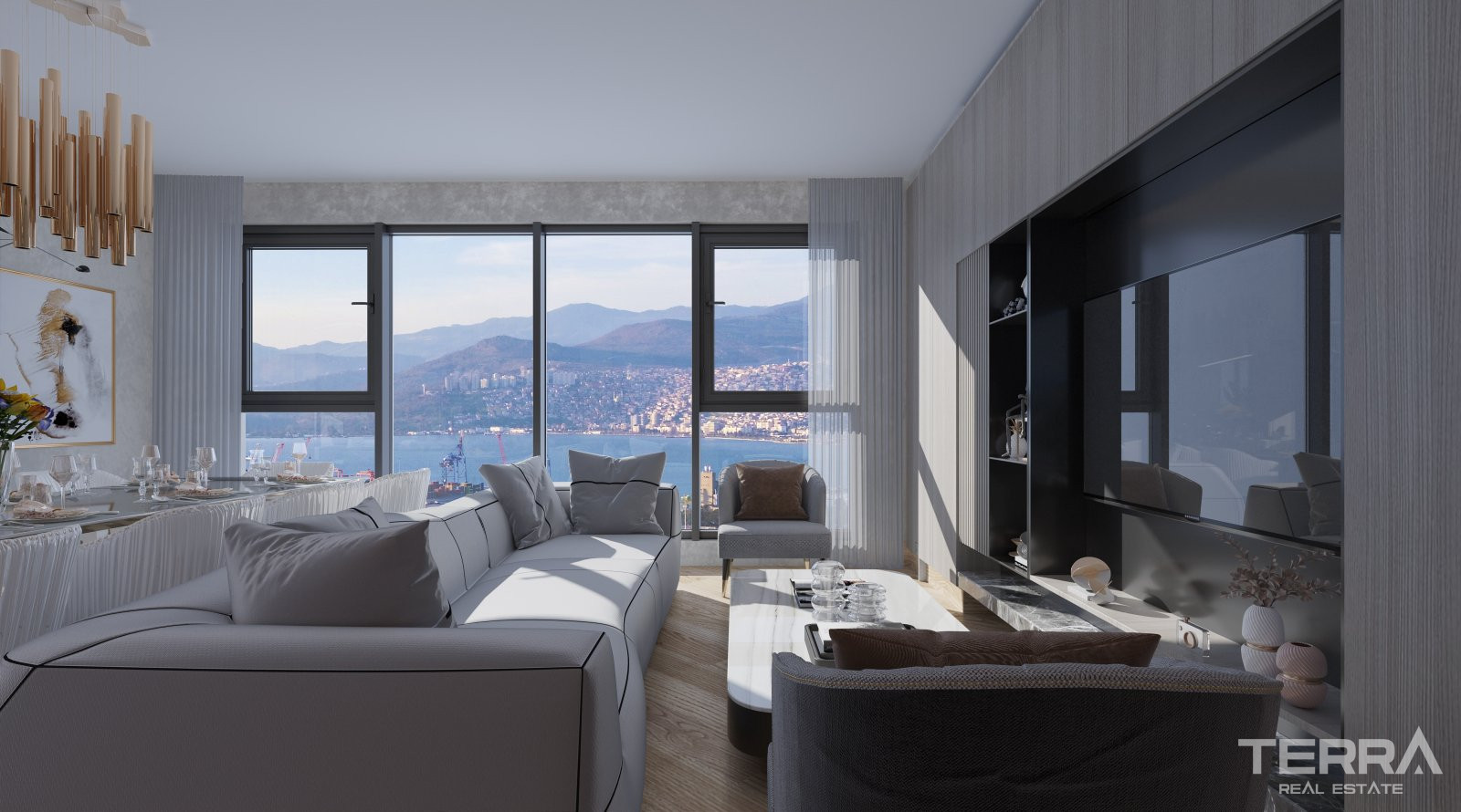 Luxury Sea View Apartments for Sale in Izmir, Konak, Turkey - 104724