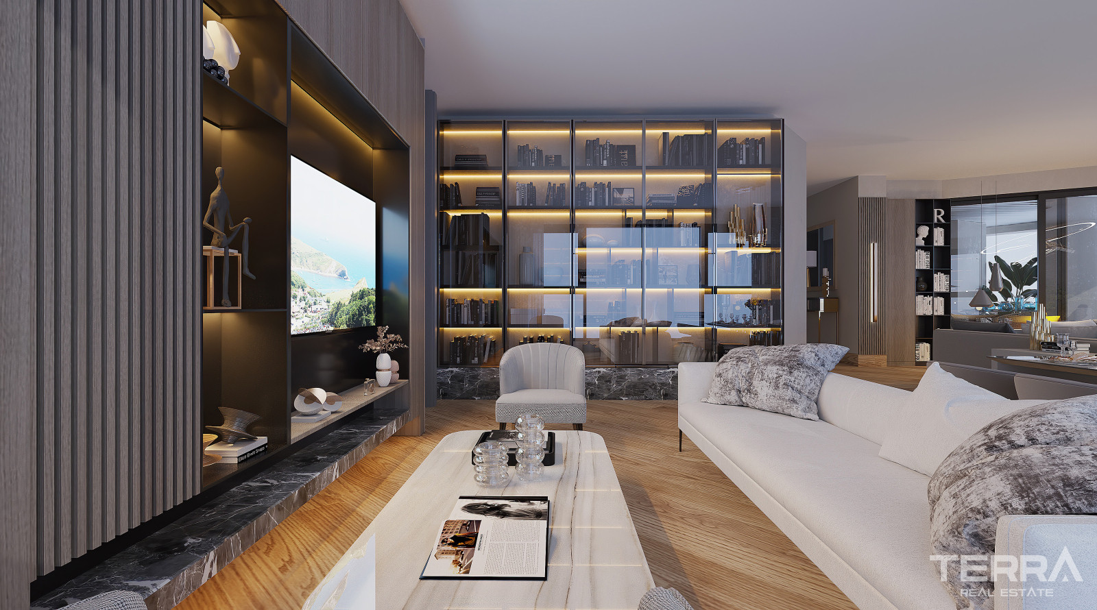 Luxury Sea View Apartments for Sale in Izmir, Konak, Turkey - 104725