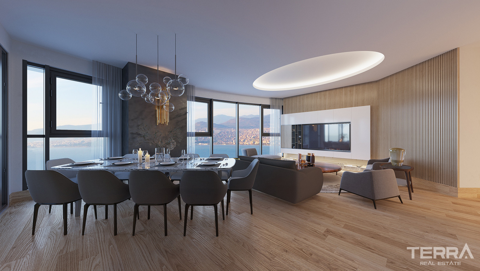 Luxury Sea View Apartments for Sale in Izmir, Konak, Turkey - 104727