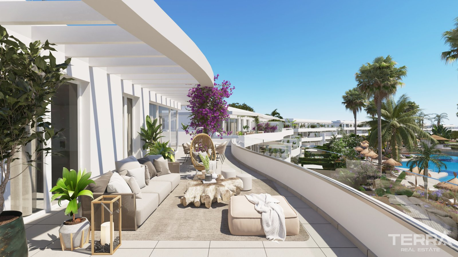 Leiligheter med havutsikt til salgs i San Roque Cadiz, Spania - 104904