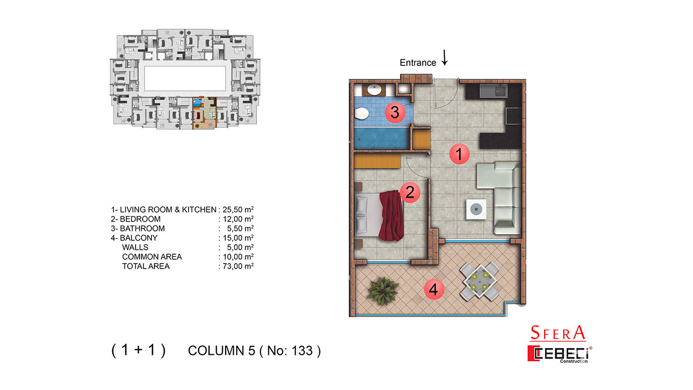 Sfera Residence — Appartements à vendre à Mahmutlar, Alanya, Turquie - 104177