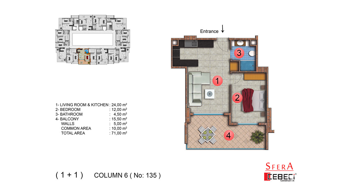 Sfera Residence — Appartements à vendre à Mahmutlar, Alanya, Turquie - 104178