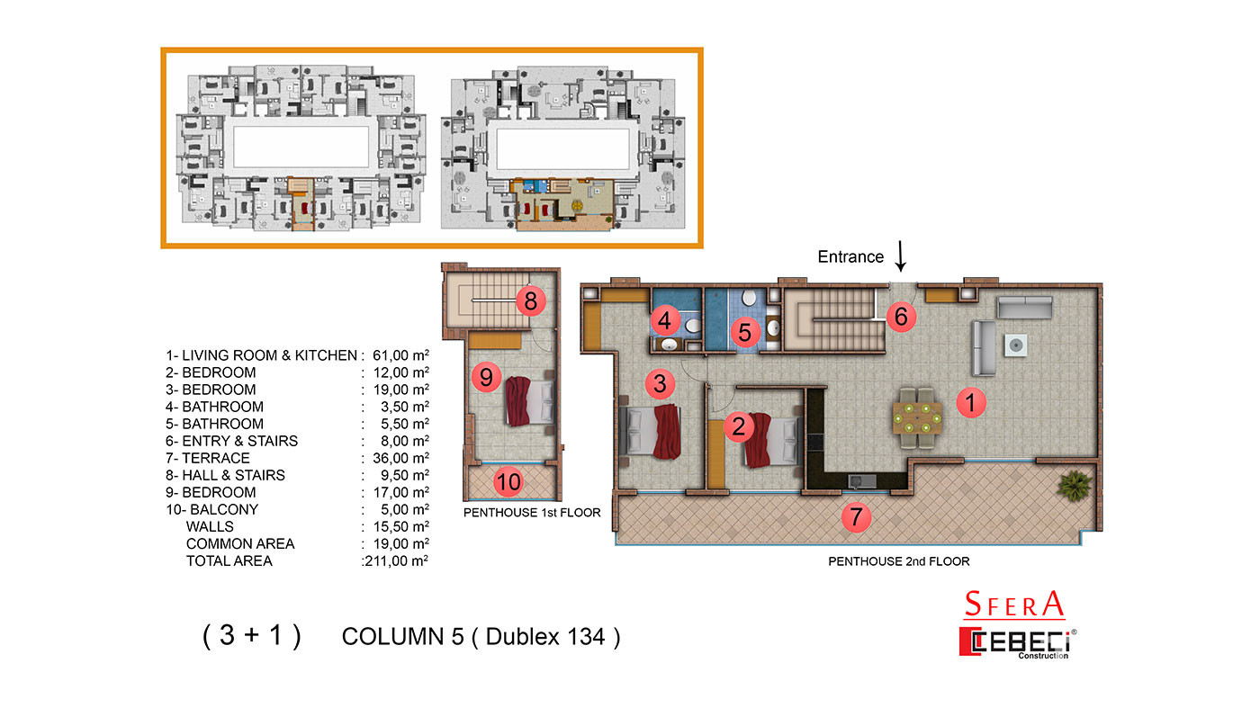 Sfera Residence — Appartements à vendre à Mahmutlar, Alanya, Turquie - 104184