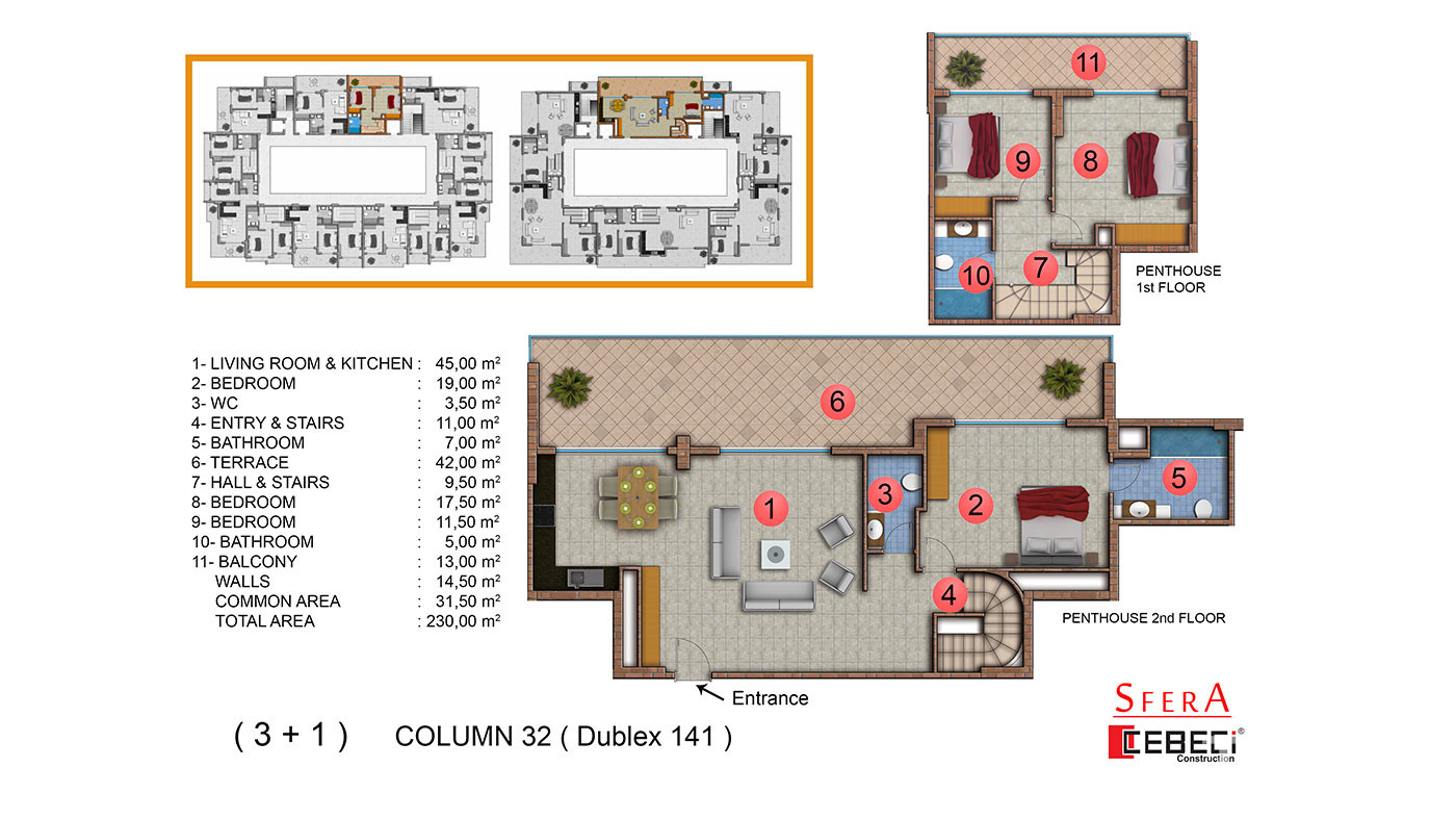 Sfera Residence — Appartements à vendre à Mahmutlar, Alanya, Turquie - 104187