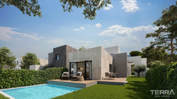 Modernit paritalot altaalla Las Marías, Madrid, Espanja